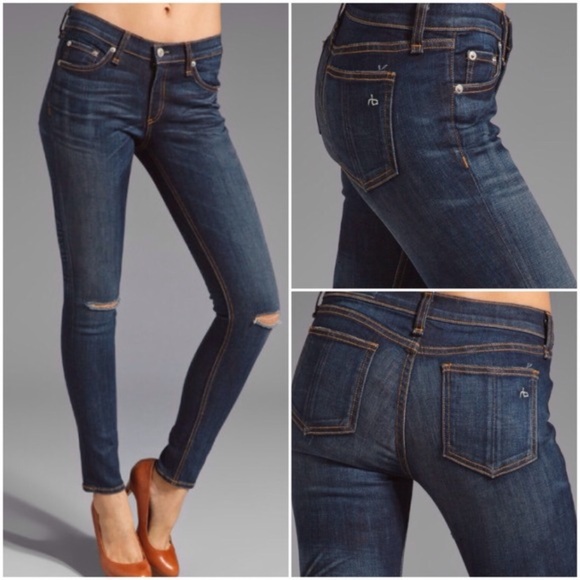 rag & bone | Skinny Tattered Hampstead Jeans - Picture 4 of 9